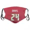 Carlton Davis Name & Number Red Tampa Bay Buccaneers Face Mask