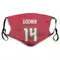 Chris Godwin Name & Number Red Tampa Bay Buccaneers Face Mask
