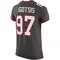 Men's Adam Gotsis Tampa Bay Buccaneers Pewter Alternate Vapor Jersey - Elite