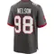 Men's Anthony Nelson Tampa Bay Buccaneers Pewter Alternate Jersey - Game