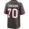 Men's Ben Chukwuma Tampa Bay Buccaneers Pewter Alternate Jersey - Game