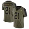Men's Benjamin Morrison Tampa Bay Buccaneers 2021 Salute To Service Jersey - Limited Olive