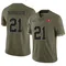 Men's Benjamin Morrison Tampa Bay Buccaneers 2022 Salute To Service Jersey - Limited Olive