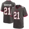 Men's Benjamin Morrison Tampa Bay Buccaneers Pewter Alternate Jersey - Game
