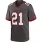 Men's Benjamin Morrison Tampa Bay Buccaneers Pewter Alternate Jersey - Game