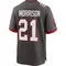 Men's Benjamin Morrison Tampa Bay Buccaneers Pewter Alternate Jersey - Game