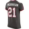 Men's Benjamin Morrison Tampa Bay Buccaneers Pewter Alternate Vapor Jersey - Elite