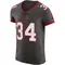 Men's Bryce Hall Tampa Bay Buccaneers Pewter Alternate Vapor Jersey - Elite