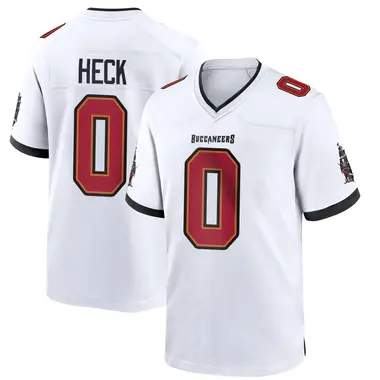 Men's Charlie Heck Tampa Bay Buccaneers Jersey - Game White