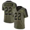 Men's Chase Edmonds Tampa Bay Buccaneers 2021 Salute To Service Jersey - Limited Olive