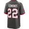 Men's Chase Edmonds Tampa Bay Buccaneers Pewter Alternate Jersey - Game