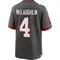 Men's Chase McLaughlin Tampa Bay Buccaneers Pewter Alternate Jersey - Game