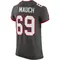 Men's Cody Mauch Tampa Bay Buccaneers Pewter Alternate Vapor Jersey - Elite