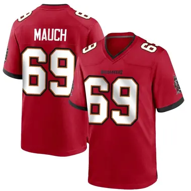 Men's Cody Mauch Tampa Bay Buccaneers Team Color Jersey - Game Red