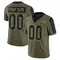 Men's Custom Tampa Bay Buccaneers 2021 Salute To Service Jersey - Limited Olive