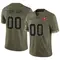 Men's Custom Tampa Bay Buccaneers 2022 Salute To Service Jersey - Limited Olive