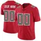 Men's Custom Tampa Bay Buccaneers Color Rush Jersey - Limited Red