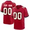 Men's Custom Tampa Bay Buccaneers Team Color Jersey - Game Red