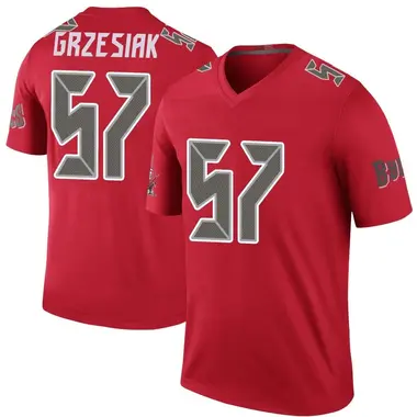 Men's Daniel Grzesiak Tampa Bay Buccaneers Color Rush Jersey - Legend Red Big & Tall