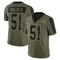 Men's David Walker Tampa Bay Buccaneers 2021 Salute To Service Jersey - Limited Olive