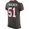 Men's David Walker Tampa Bay Buccaneers Pewter Alternate Vapor Jersey - Elite