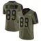 Men's David Wells Tampa Bay Buccaneers 2021 Salute To Service Jersey - Limited Olive