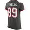 Men's David Wells Tampa Bay Buccaneers Pewter Alternate Vapor Jersey - Elite