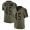 Men's Deion Jones Tampa Bay Buccaneers 2021 Salute To Service Jersey - Limited Olive
