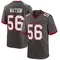 Men's Desmond Watson Tampa Bay Buccaneers Pewter Alternate Jersey - Game