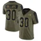 Men's D.J. Williams Tampa Bay Buccaneers 2021 Salute To Service Jersey - Limited Olive