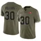 Men's D.J. Williams Tampa Bay Buccaneers 2022 Salute To Service Jersey - Limited Olive