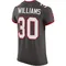 Men's D.J. Williams Tampa Bay Buccaneers Pewter Alternate Vapor Jersey - Elite