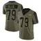 Men's Elijah Klein Tampa Bay Buccaneers 2021 Salute To Service Jersey - Limited Olive