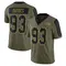 Men's Eric Banks Tampa Bay Buccaneers 2021 Salute To Service Jersey - Limited Olive