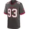 Men's Eric Banks Tampa Bay Buccaneers Pewter Alternate Jersey - Game