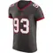 Men's Eric Banks Tampa Bay Buccaneers Pewter Alternate Vapor Jersey - Elite