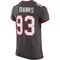 Men's Eric Banks Tampa Bay Buccaneers Pewter Alternate Vapor Jersey - Elite