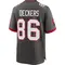 Men's Evan Deckers Tampa Bay Buccaneers Pewter Alternate Jersey - Game