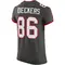 Men's Evan Deckers Tampa Bay Buccaneers Pewter Alternate Vapor Jersey - Elite