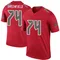 Men's Garret Greenfield Tampa Bay Buccaneers Color Rush Jersey - Legend Red Big & Tall