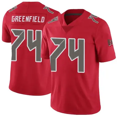 Men's Garret Greenfield Tampa Bay Buccaneers Color Rush Jersey - Limited Red