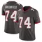 Men's Garret Greenfield Tampa Bay Buccaneers Pewter Alternate Vapor Jersey - Limited
