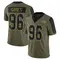 Men's Greg Gaines Tampa Bay Buccaneers 2021 Salute To Service Jersey - Limited Olive