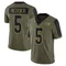Men's Haason Reddick Tampa Bay Buccaneers 2021 Salute To Service Jersey - Limited Olive