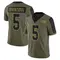 Men's Jack Browning Tampa Bay Buccaneers 2021 Salute To Service Jersey - Limited Olive