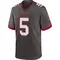 Men's Jack Browning Tampa Bay Buccaneers Pewter Alternate Jersey - Game