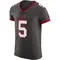 Men's Jack Browning Tampa Bay Buccaneers Pewter Alternate Vapor Jersey - Elite