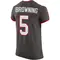 Men's Jack Browning Tampa Bay Buccaneers Pewter Alternate Vapor Jersey - Elite