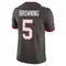 Men's Jack Browning Tampa Bay Buccaneers Pewter Alternate Vapor Jersey - Limited