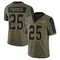 Men's Jacob Parrish Tampa Bay Buccaneers 2021 Salute To Service Jersey - Limited Olive